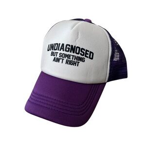 Purple and White Fun Hat